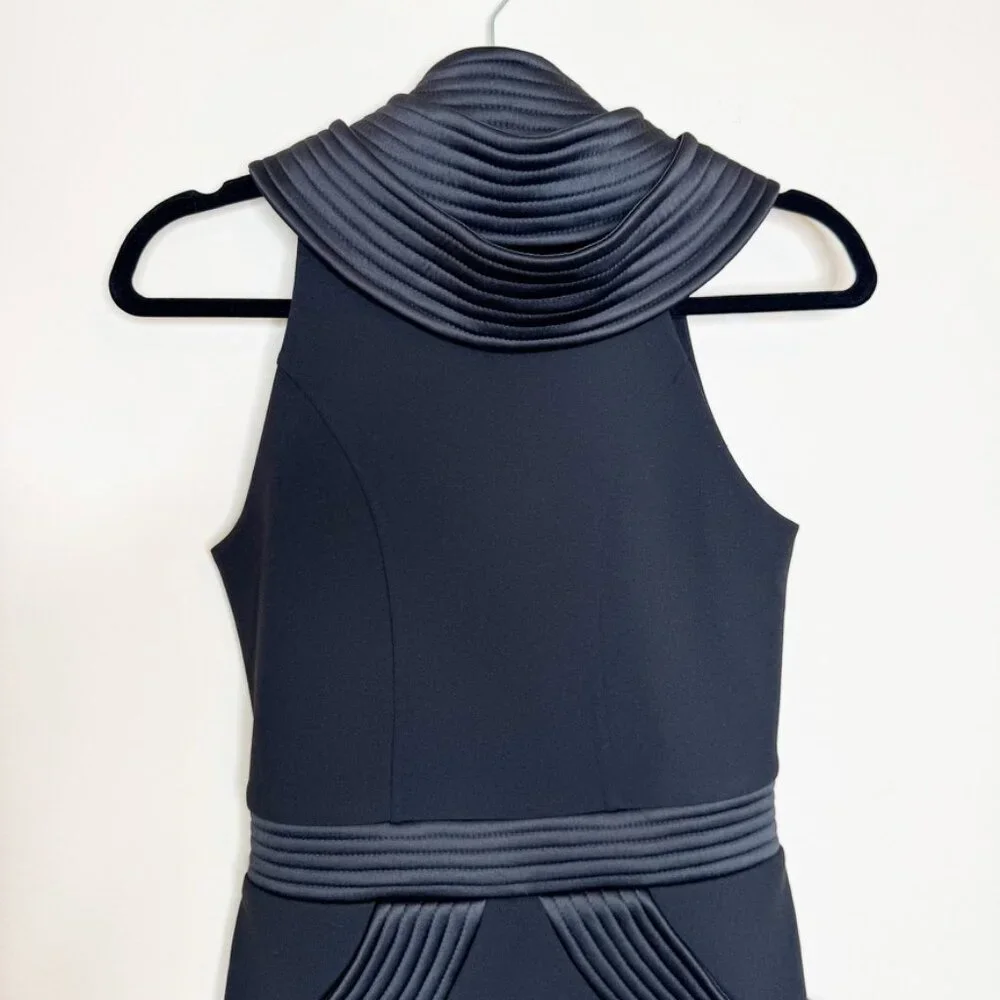 Zhivago On Guard Two-Pieced Black Midi Dress XS - Picture 14 of 16